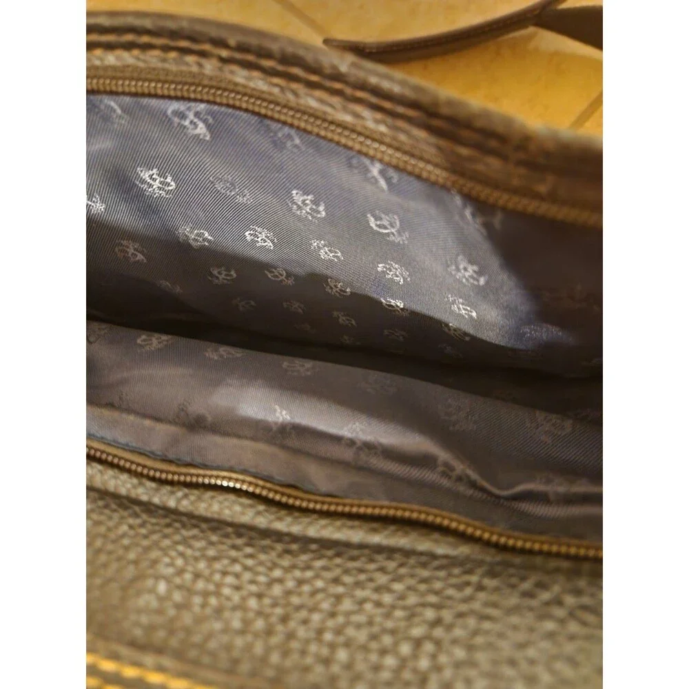 Brooks Brothers Leather Laptop Shoulder Messenger Bag *Read Description*